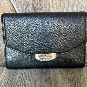 Kate Spade Mulberry Street Callie Pebbled Leather Trifold Wallet